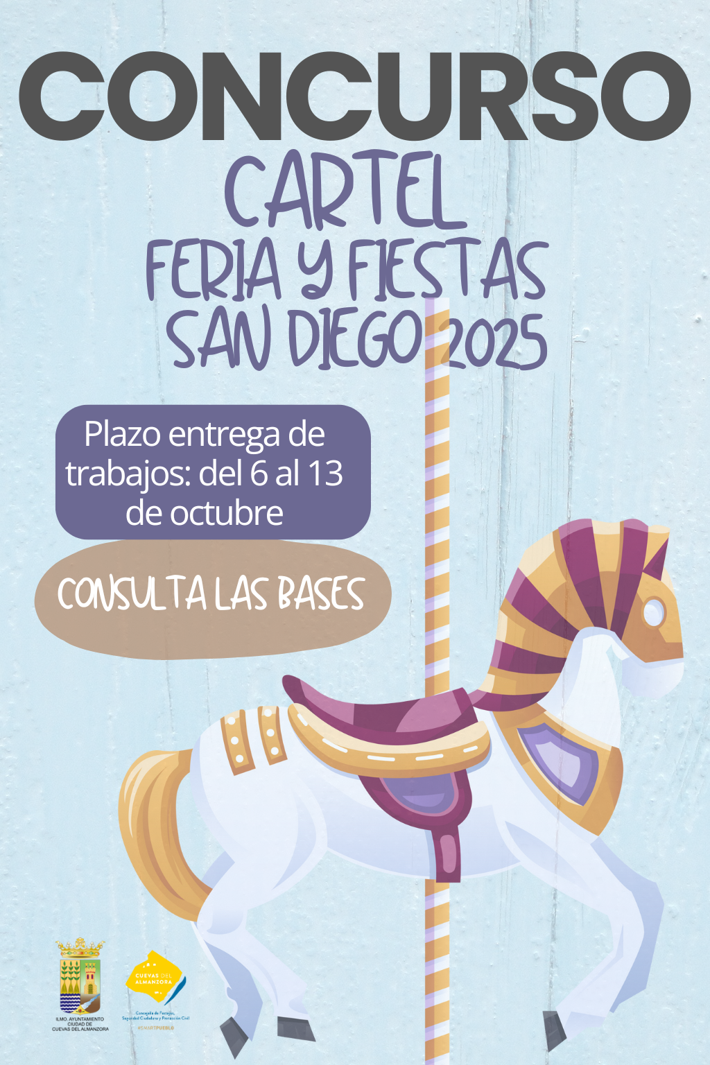 Cuevas convoca el Concurso para elegir el Cartel de las Fiestas de San Diego 2025
