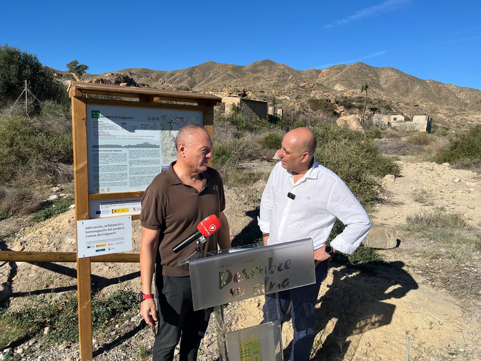 Ayuntamiento y Mancomunidad inauguran el Sendero de Calguerín un viaje al corazón del patrimonio cuevano