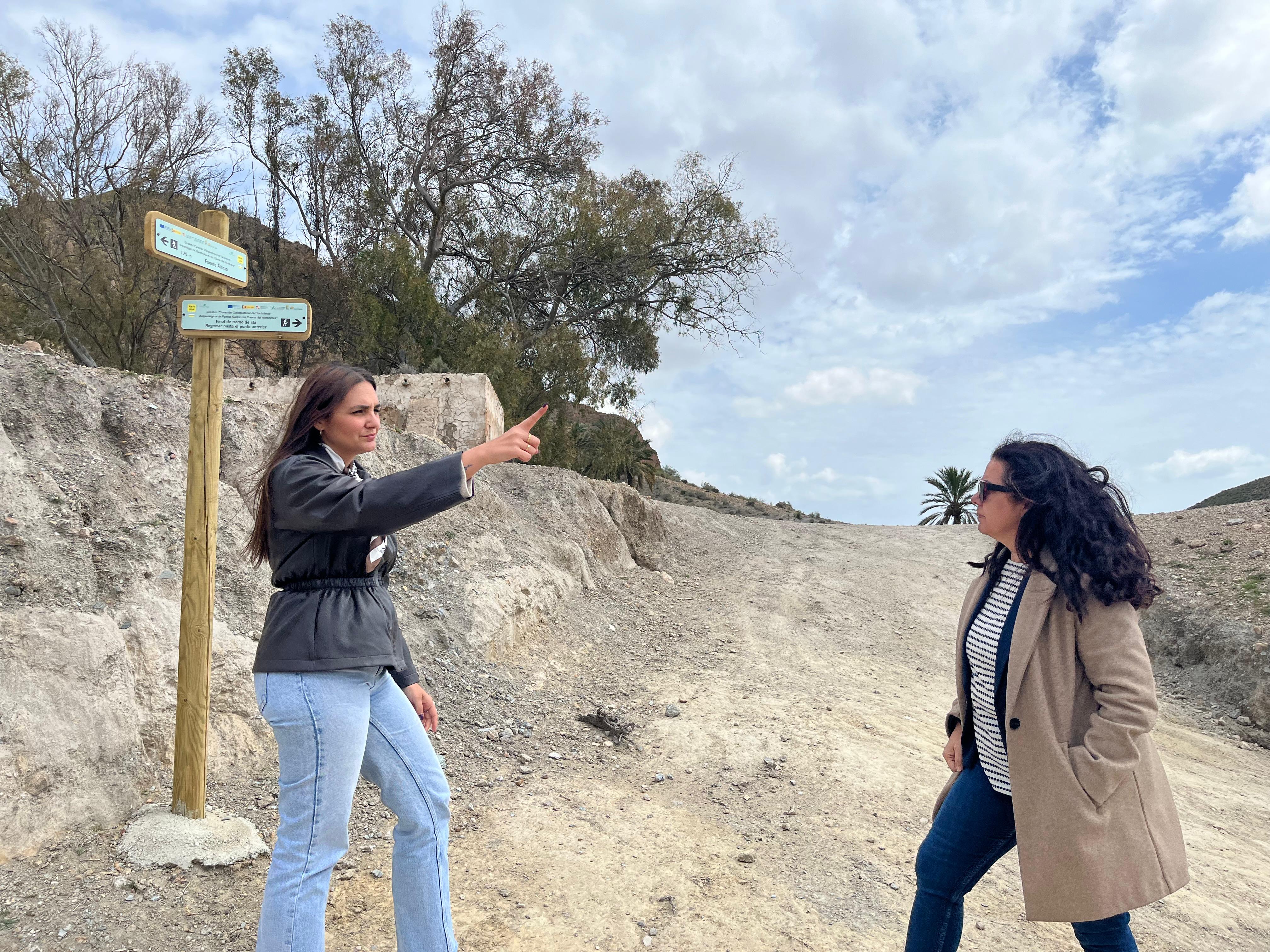Nuevo sendero de acceso a Fuente Álamo