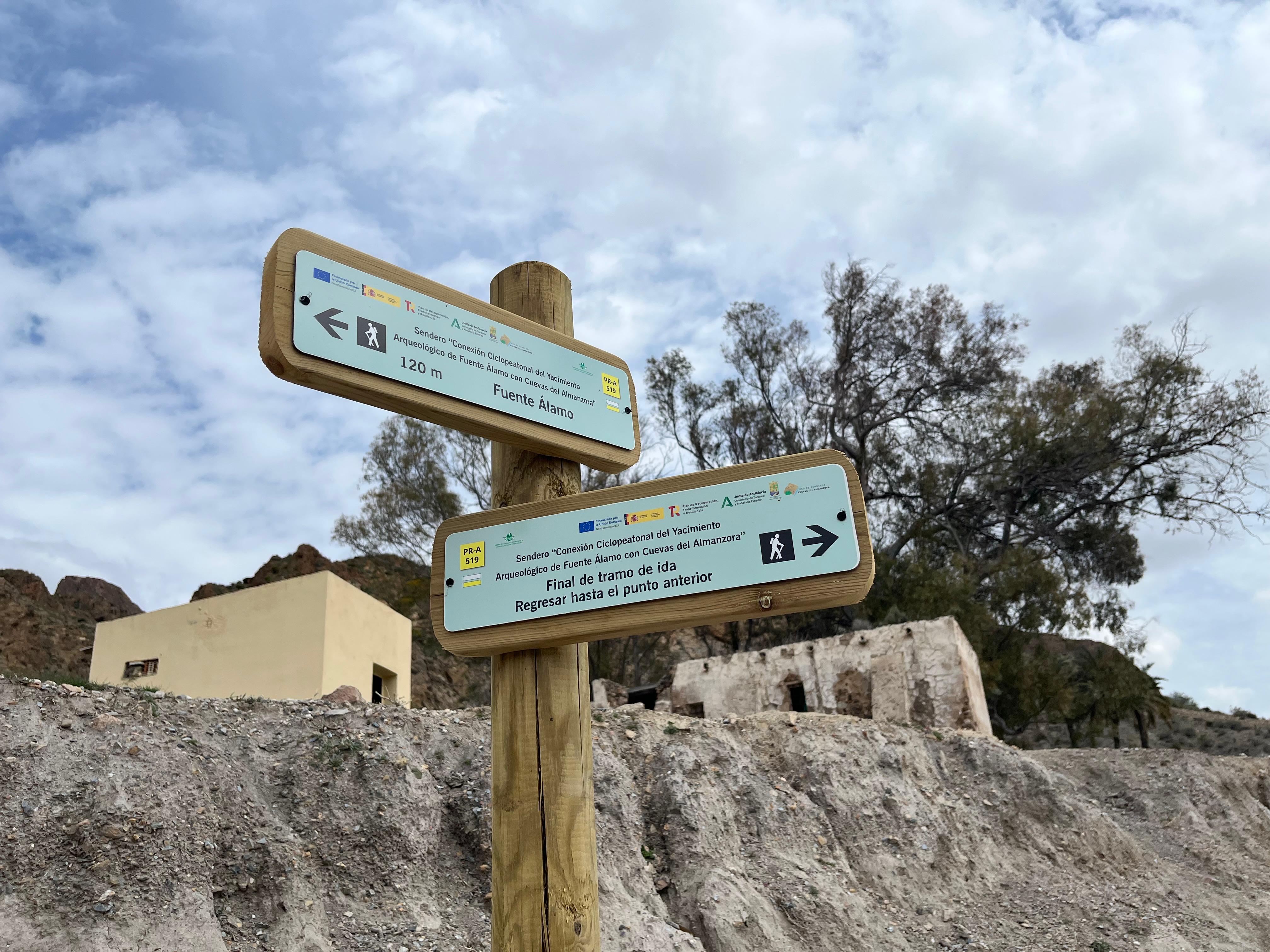 Nuevo sendero de acceso a Fuente Álamo