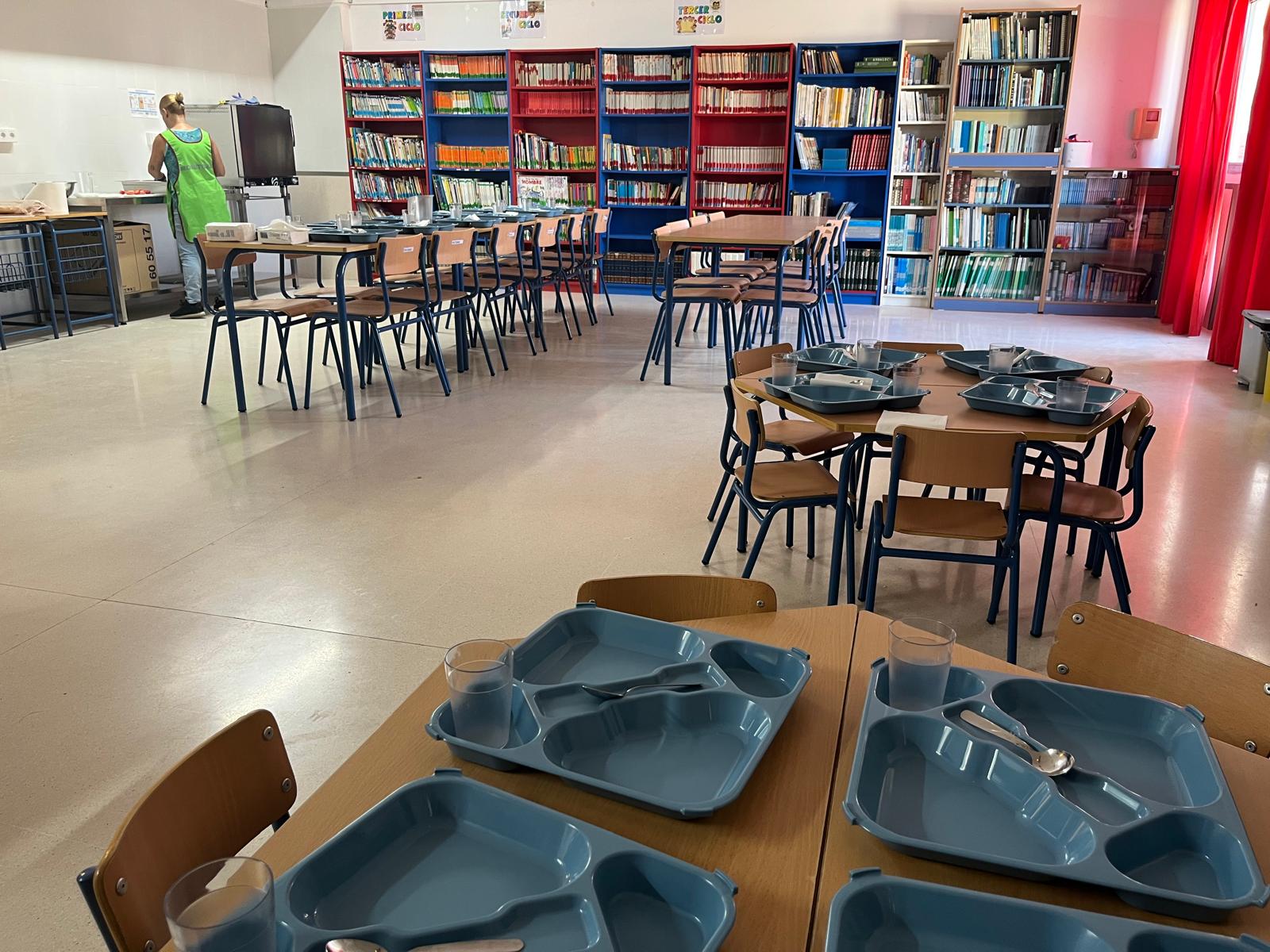 El cole de Palomares ya tiene en marcha su comedor escolar tras las obras de adecuación realizadas por el Ayuntamiento