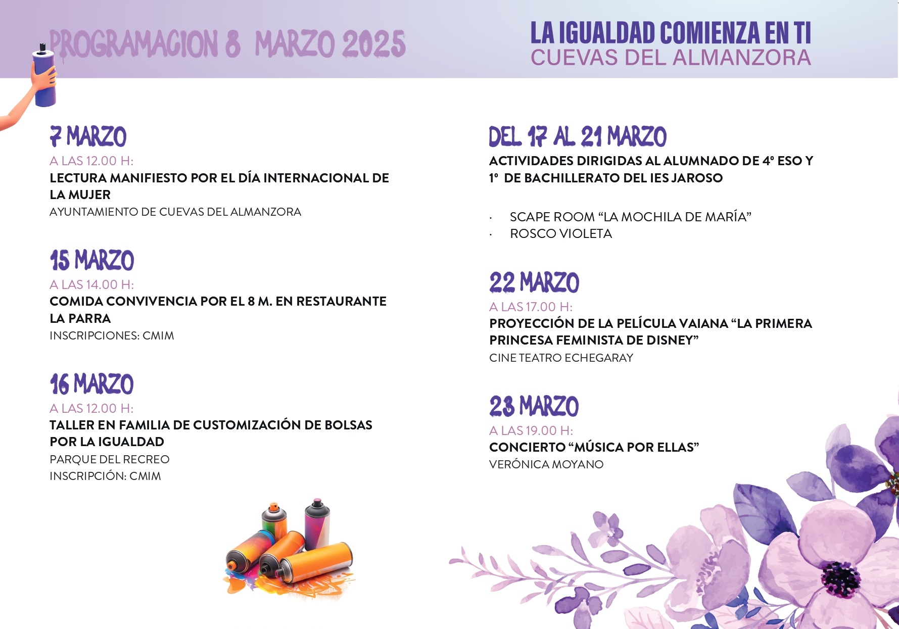 Campaña de Igualdad 8 de Marzo