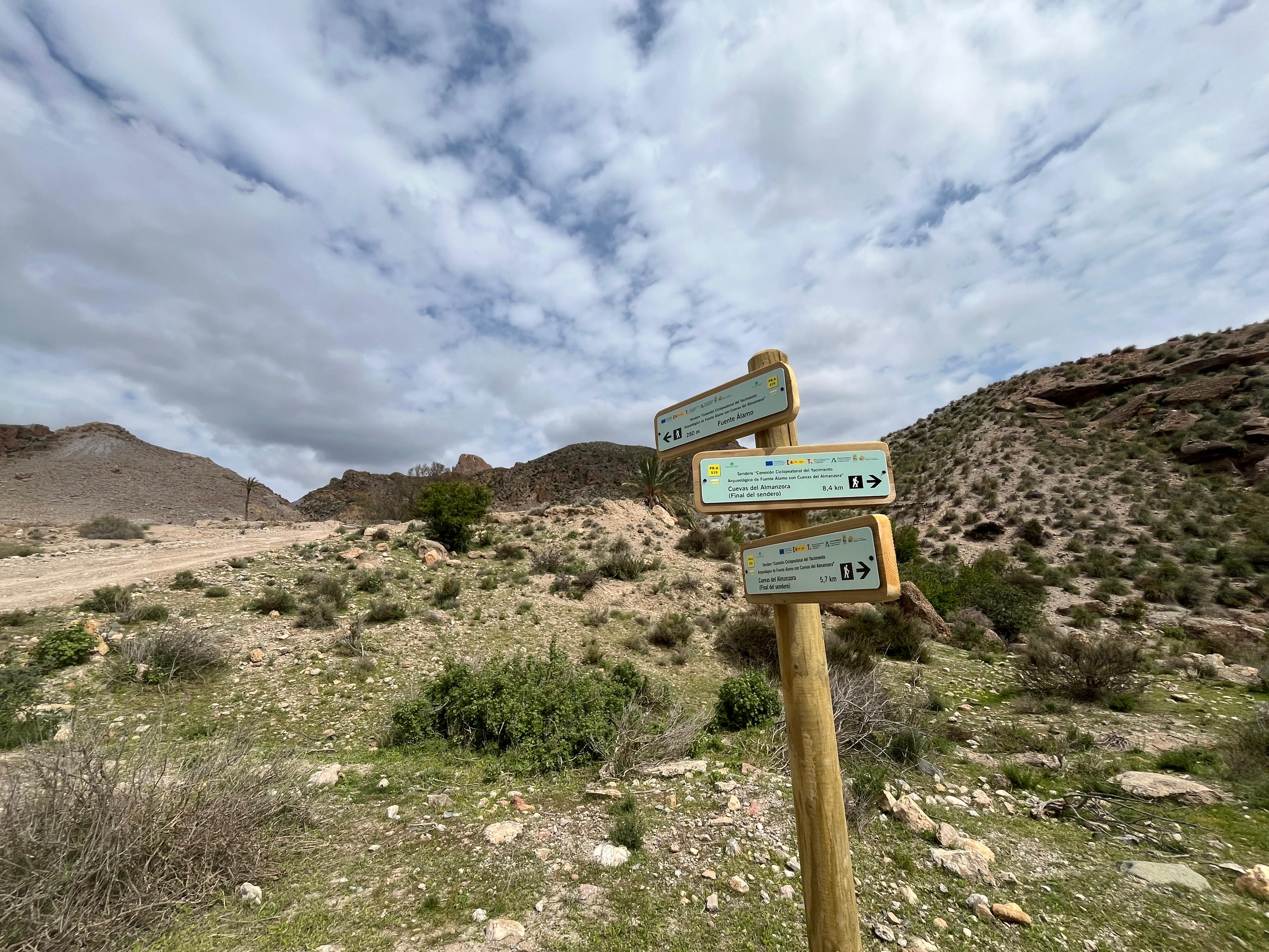 Nuevo sendero de acceso a Fuente Álamo