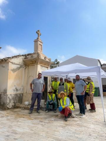 Renovación obras cementerio