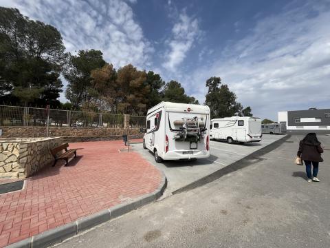 Área de servicio de autocaravanas